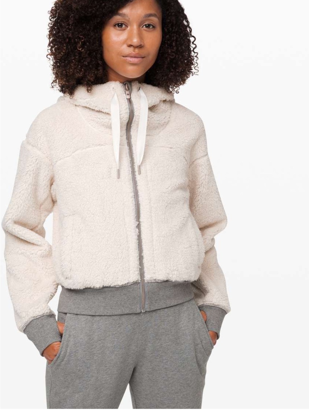 Lululemon Short Sweet and Sherpa Reversible Jacket Large
